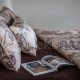 Mako satin bedding set CACAO